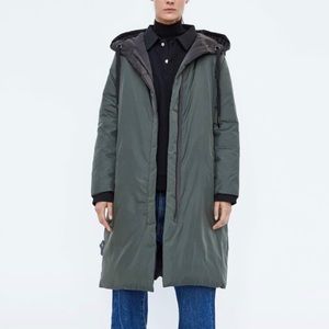 Zara reversible down coat